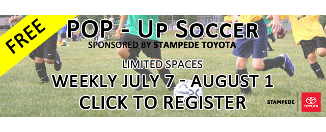 Stampede Toyota POP Up Soccer