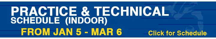 Practice Schedule  week 2+